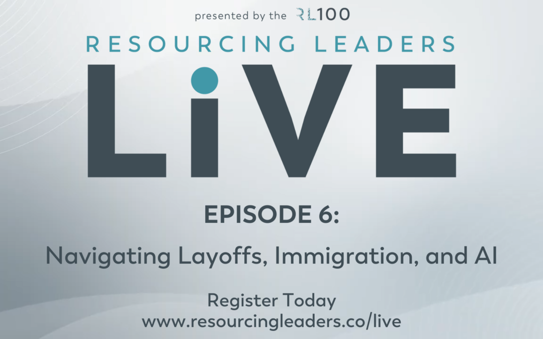 Resourcing Leaders Live – Episode 6